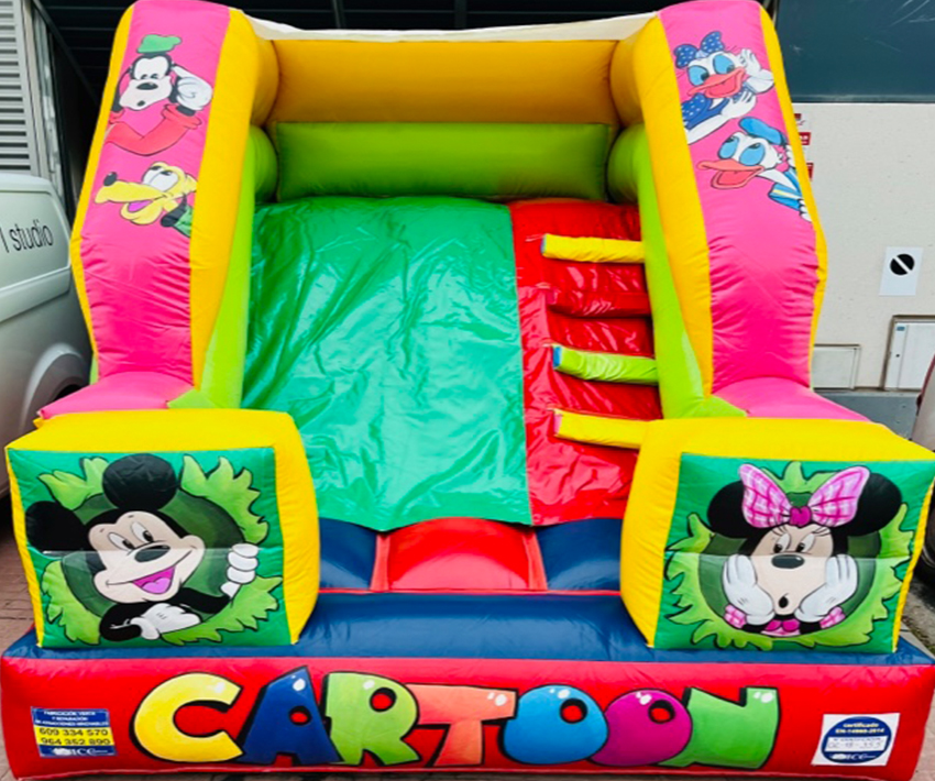 Alquiler Castillo Hinchable Mickey y Minnie Cartoon